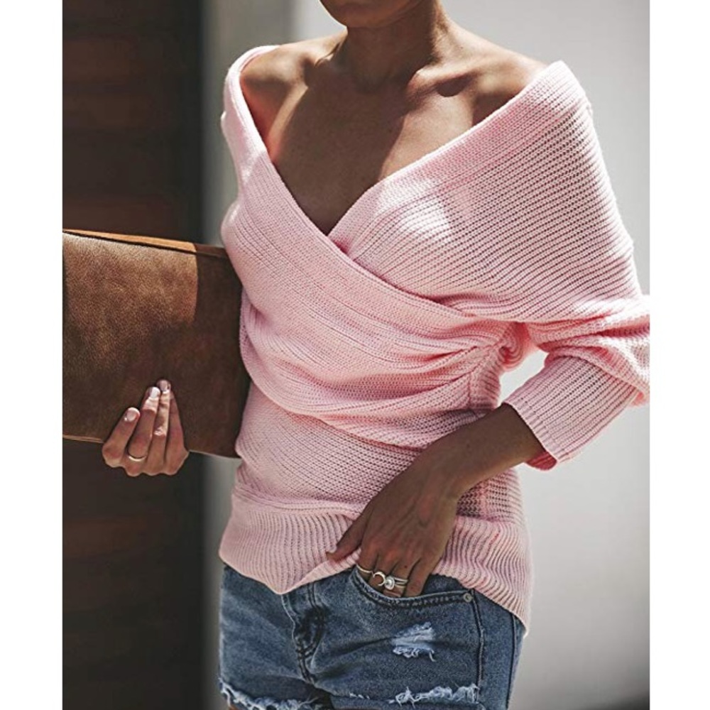 ⭐️HP⭐️🎀HARPER Womens Off the Shoulder Sweater🎀